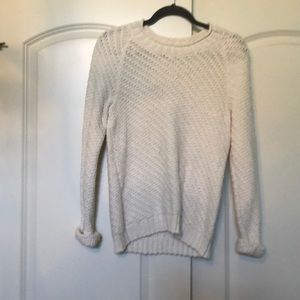 cream sweater